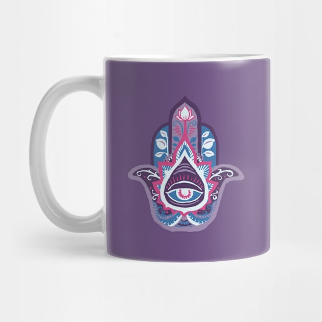 Hamsa Hand - Amethyst(February) by akaneyabushita